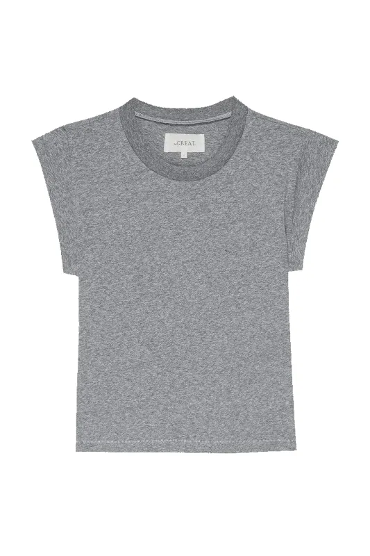 The Peak Shoulder Tee sold by Hills Dry Goods