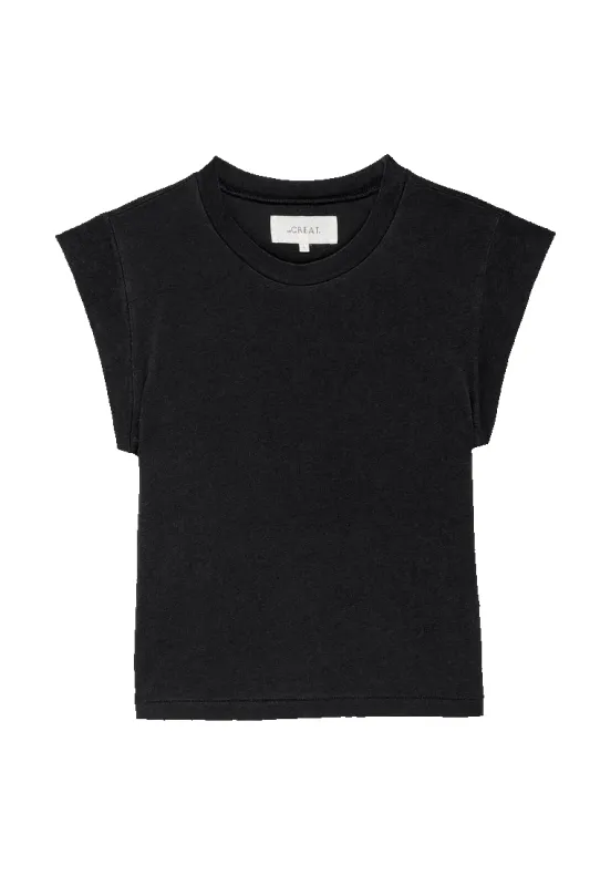 The Peak Shoulder Tee sold by Hills Dry Goods