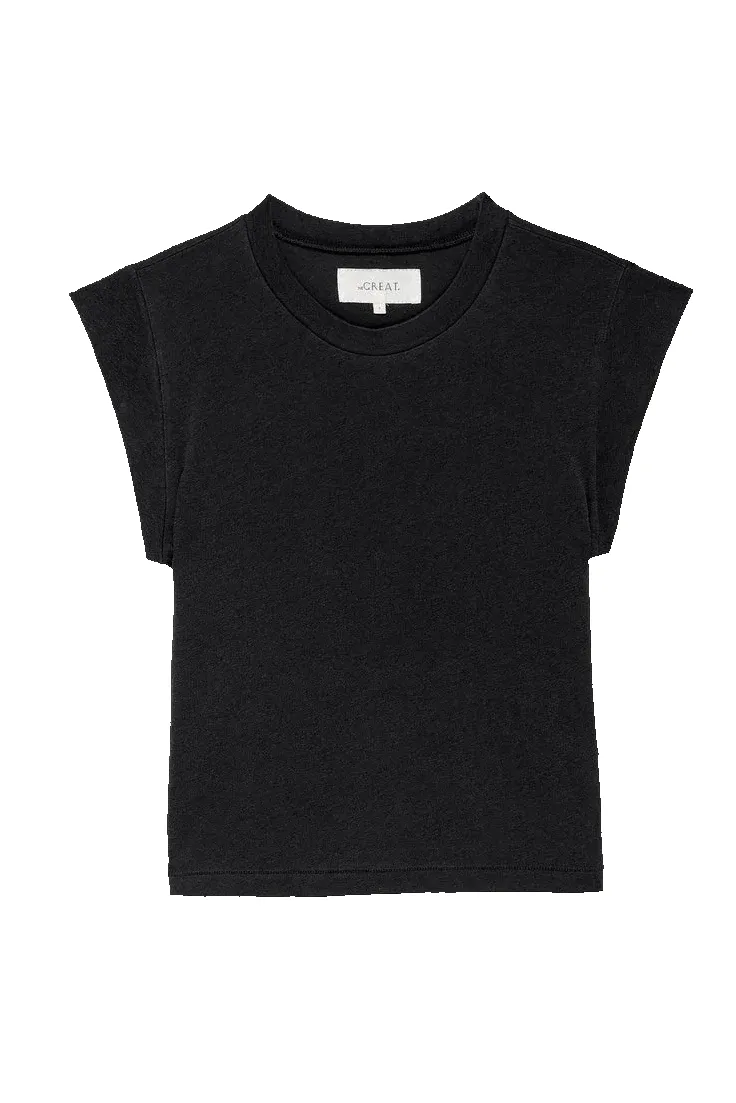 The Peak Shoulder Tee sold by Hills Dry Goods