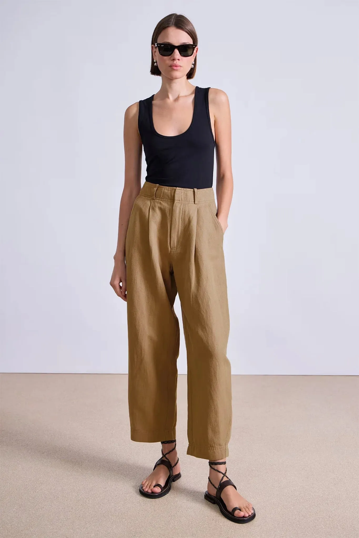 Bari Crop Trouser sold by Hills Dry Goods