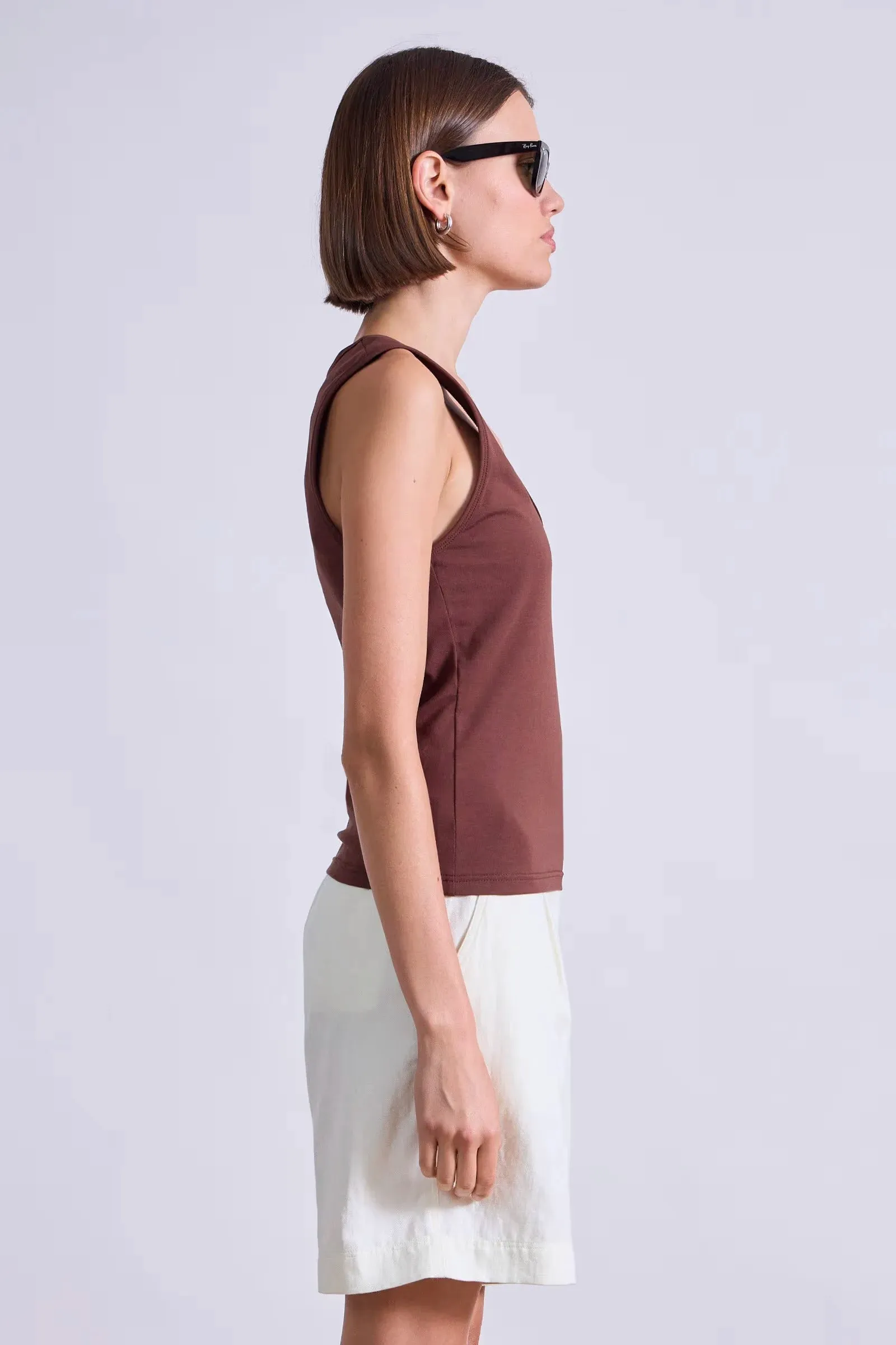 Uri Low Cut Tank sold by Hills Dry Goods product image thumbnail 2