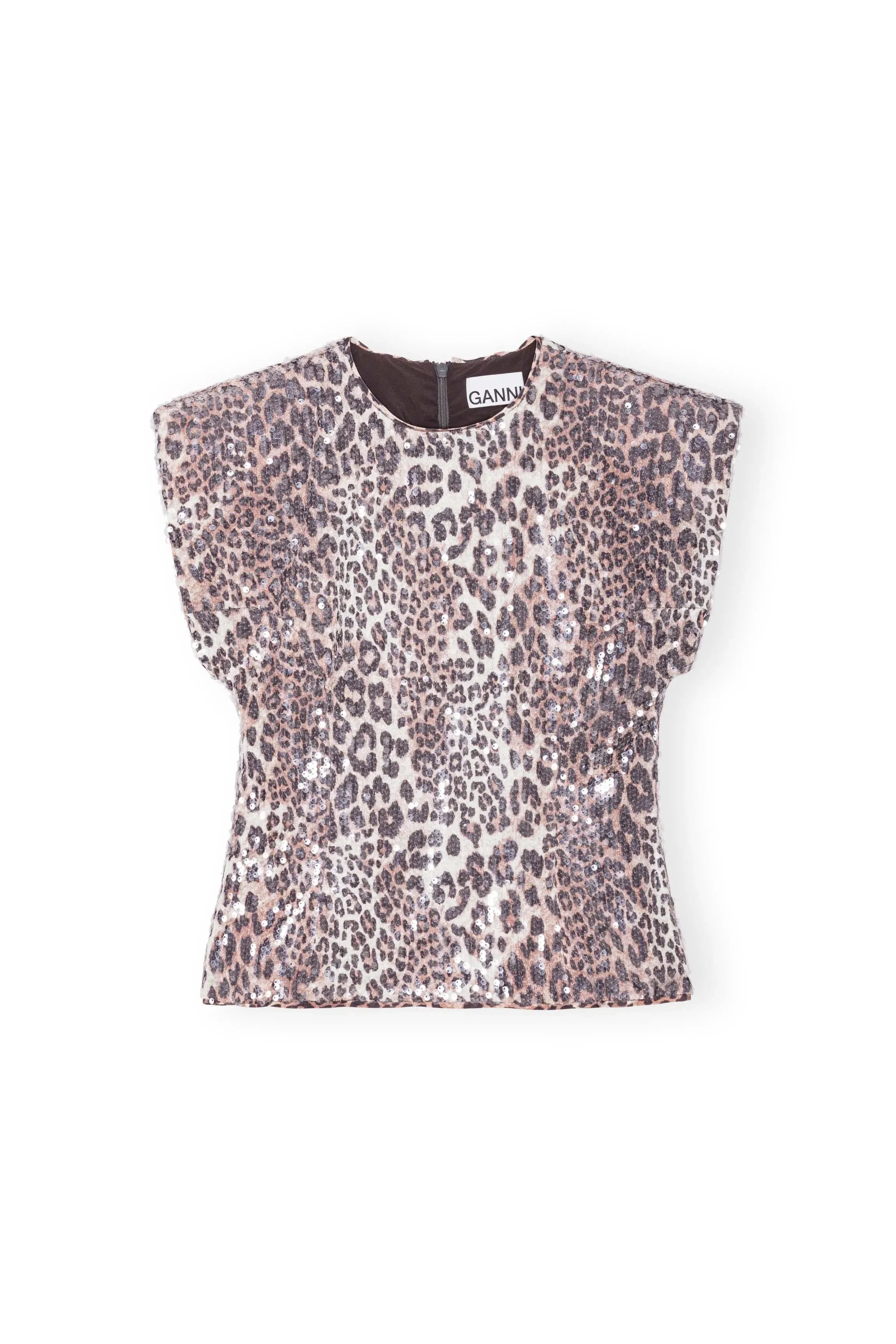 Printed Stretch Sequins Blouse sold by Hills Dry Goods product image thumbnail 5