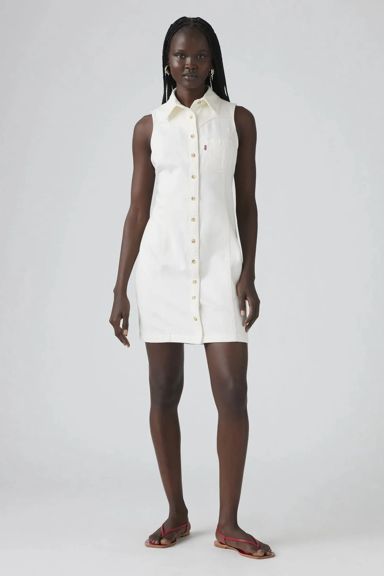 Zeda Denim Dress sold by Hills Dry Goods