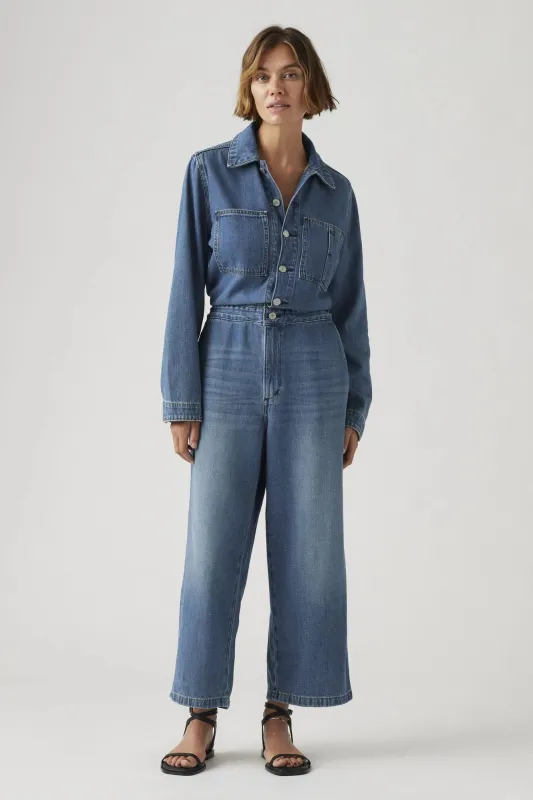 Iconic Denim Jumpsuit sold by Hills Dry Goods