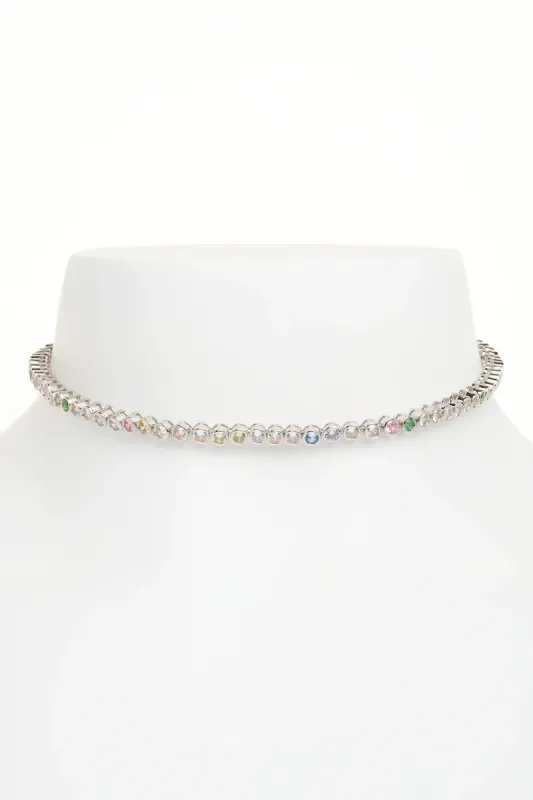 Tennis Necklace made by Collina Strada