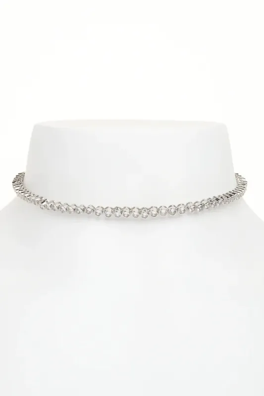 Tennis Necklace made by Collina Strada