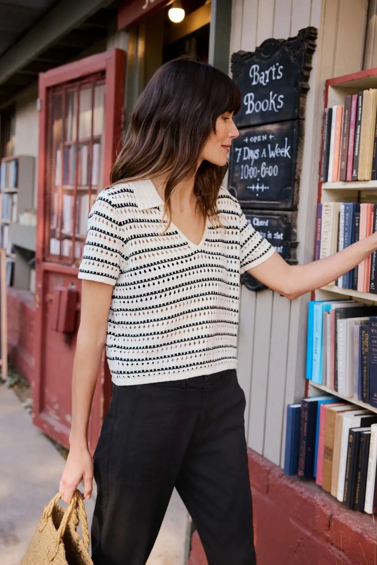 Collared Popover Sweater sold by Hills Dry Goods