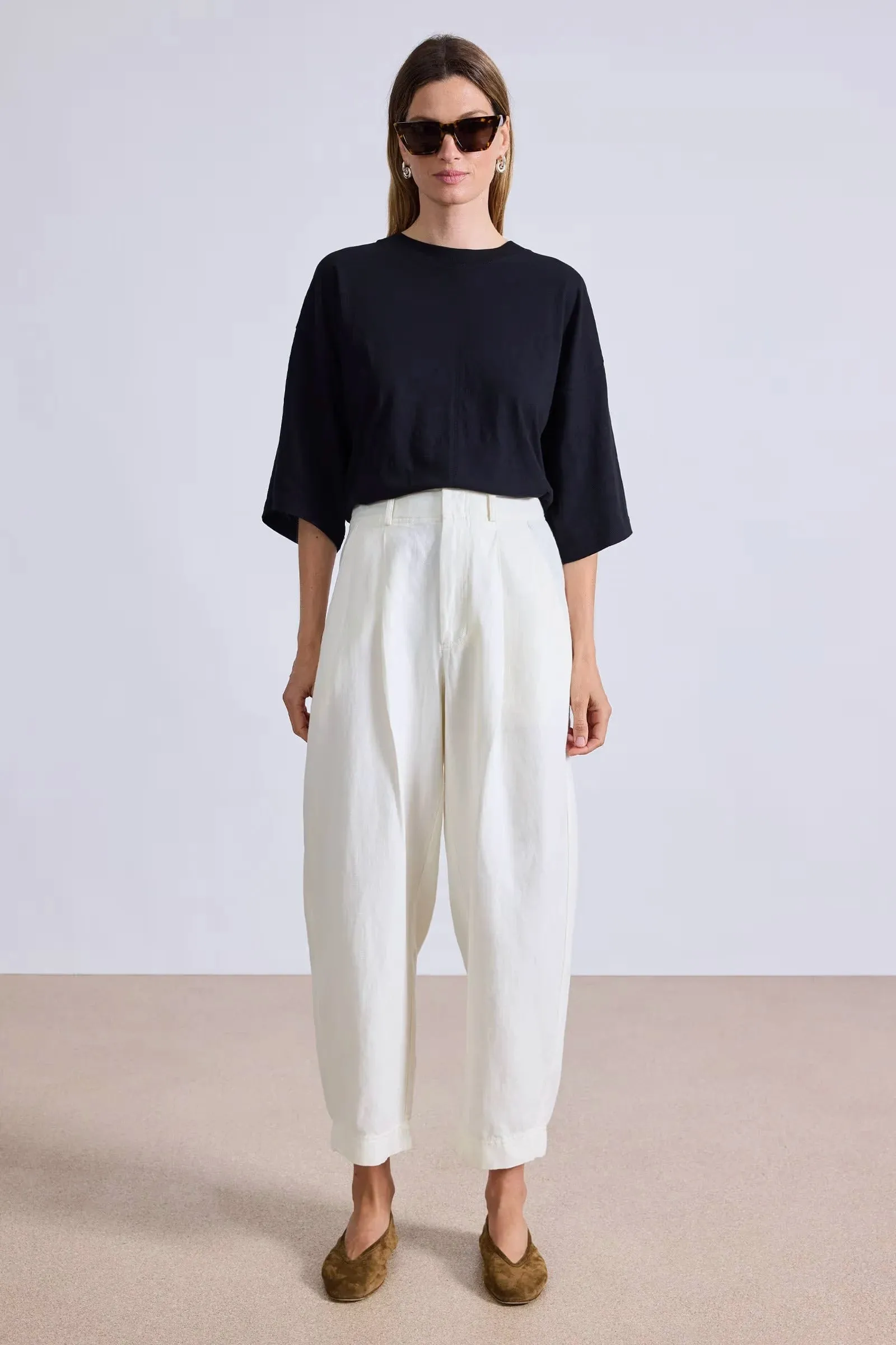 Petite Bari Crop Trouser sold by Hills Dry Goods product image thumbnail 2