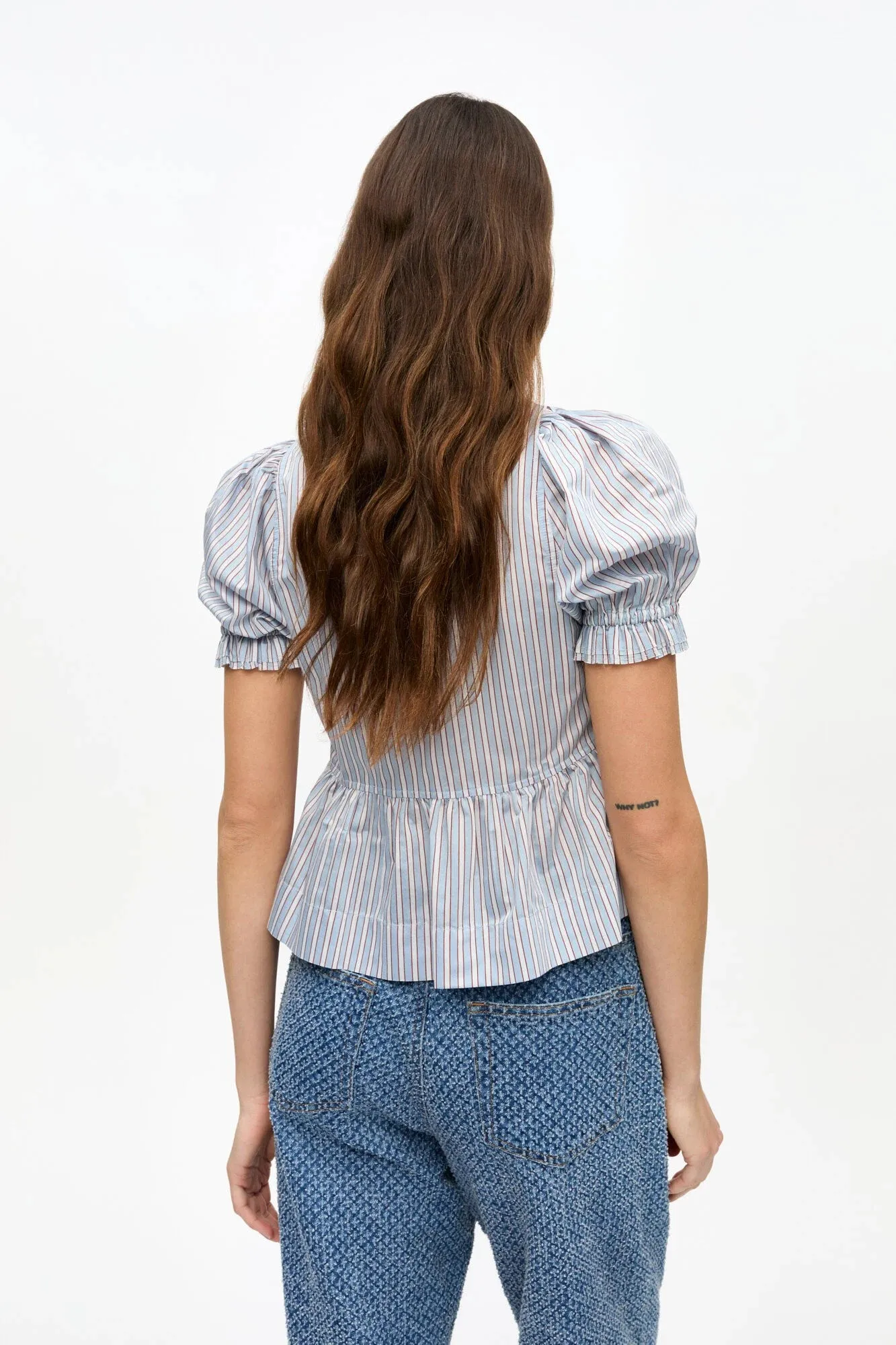 Striped Yarn Dyed Blouse sold by Hills Dry Goods product image thumbnail 4