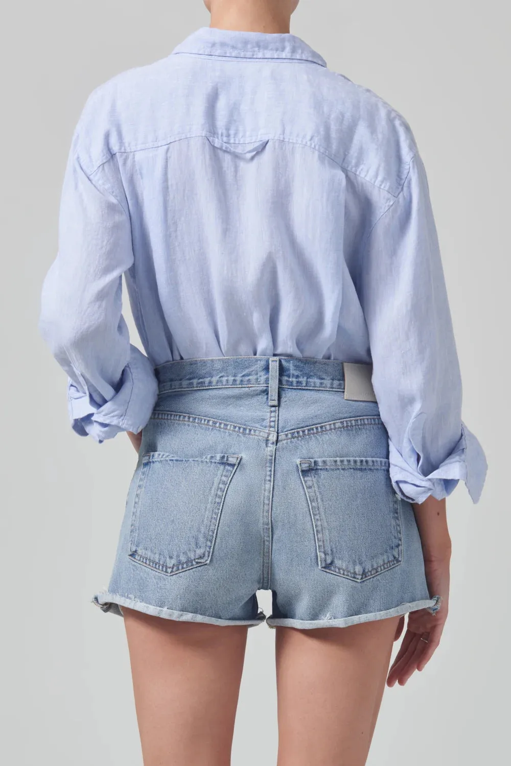 Kayla Shrunken Linen Shirt sold by Hills Dry Goods product image thumbnail 4