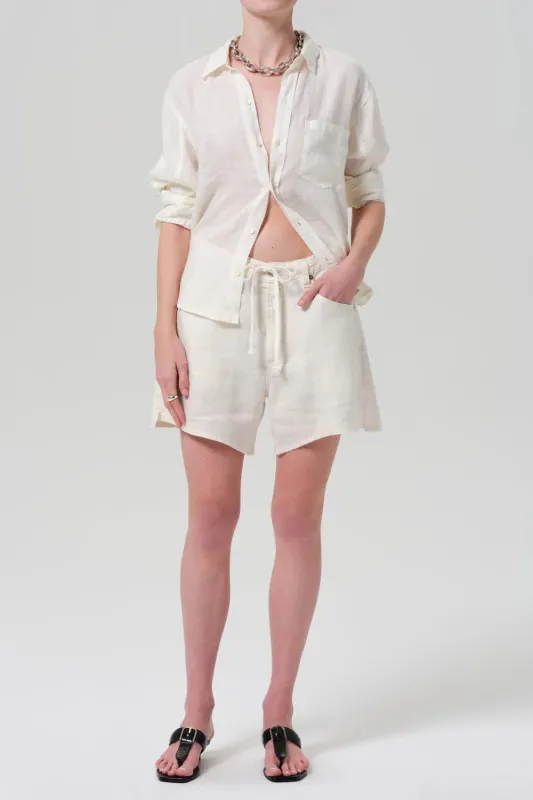 Brynn Drawstring Short sold by Hills Dry Goods