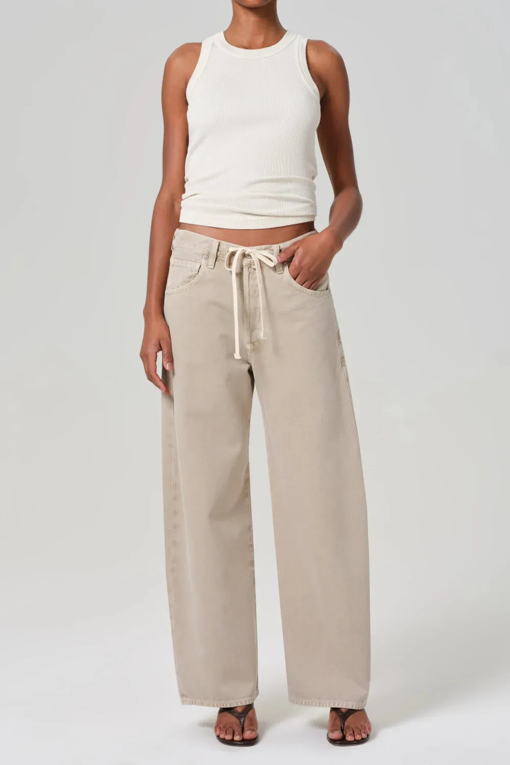 Brynn Drawstring Trouser sold by Hills Dry Goods