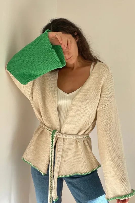 The Cardi sold by Hills Dry Goods