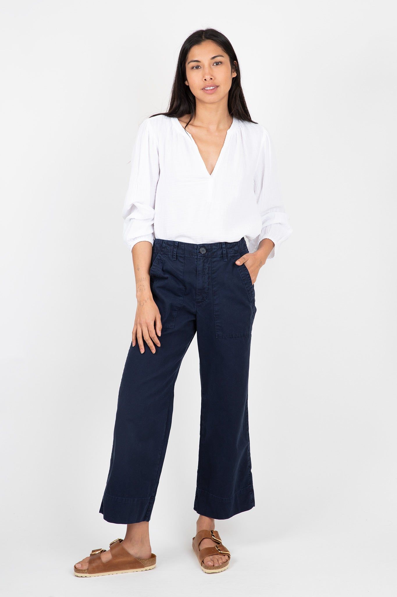 Mya Cotton Canvas Pant sold by Hills Dry Goods