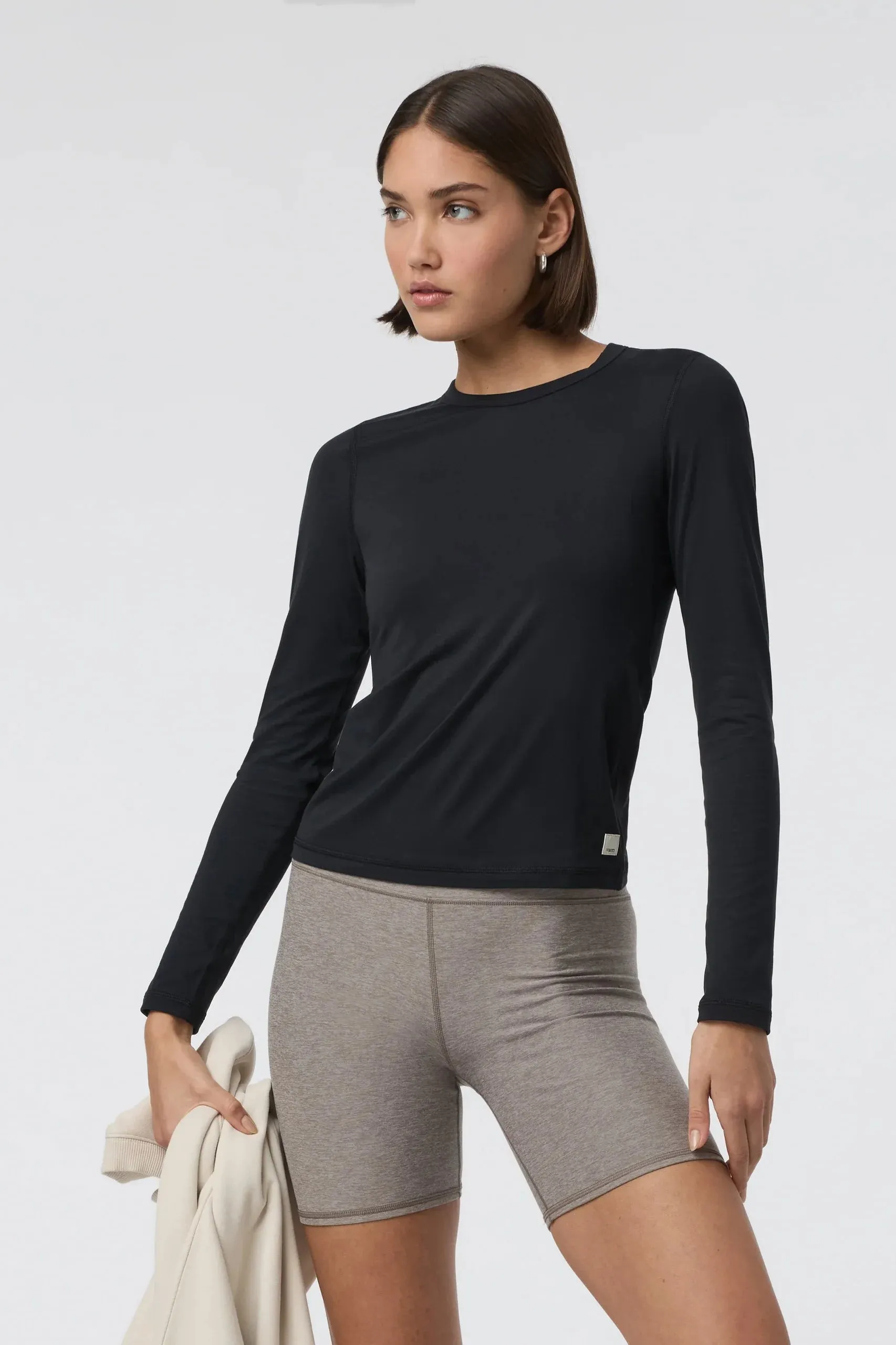 Long Sleeve Lux Crew Tee sold by Hills Dry Goods