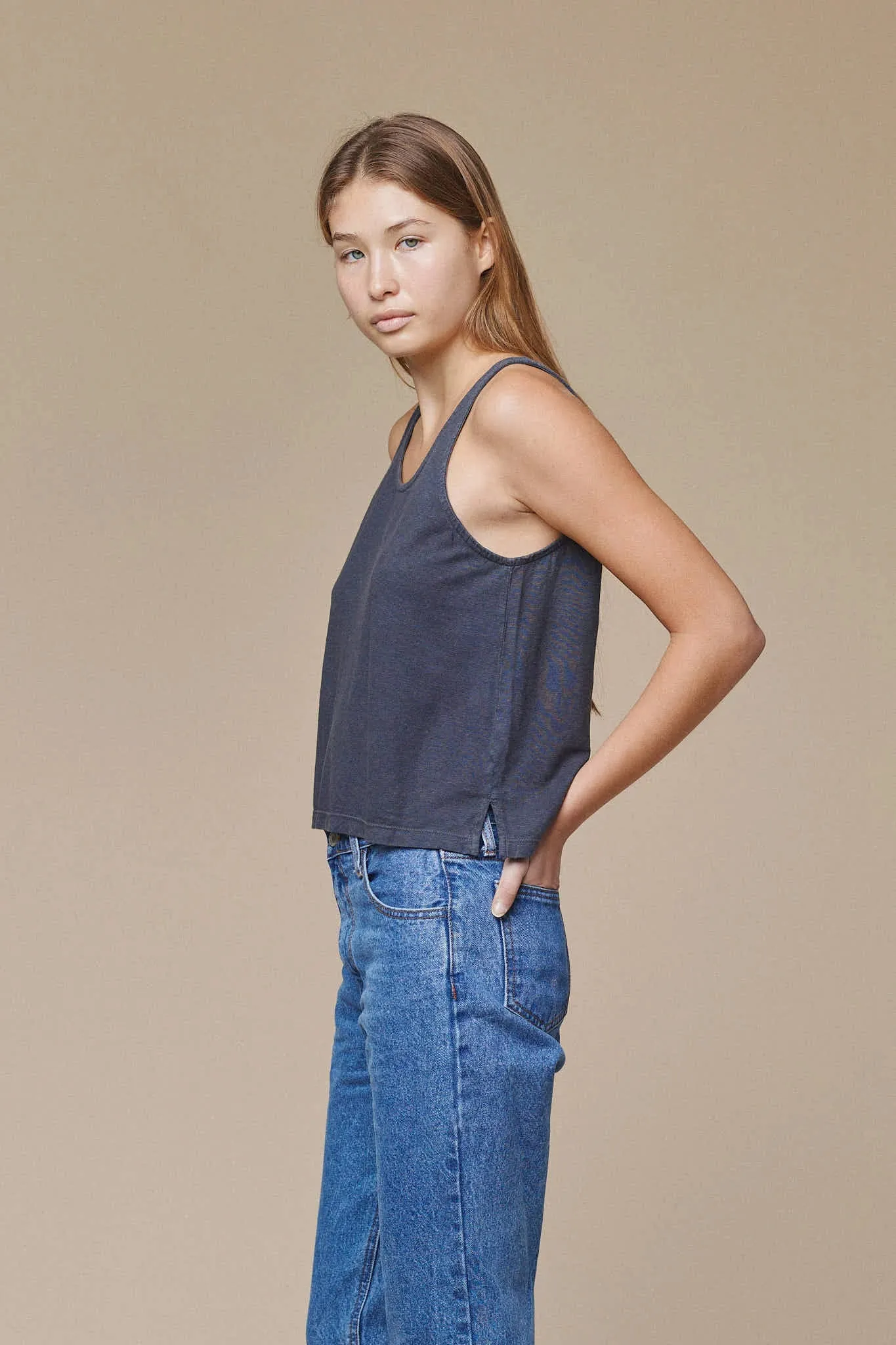 Cropped Tank sold by Hills Dry Goods product image thumbnail 3