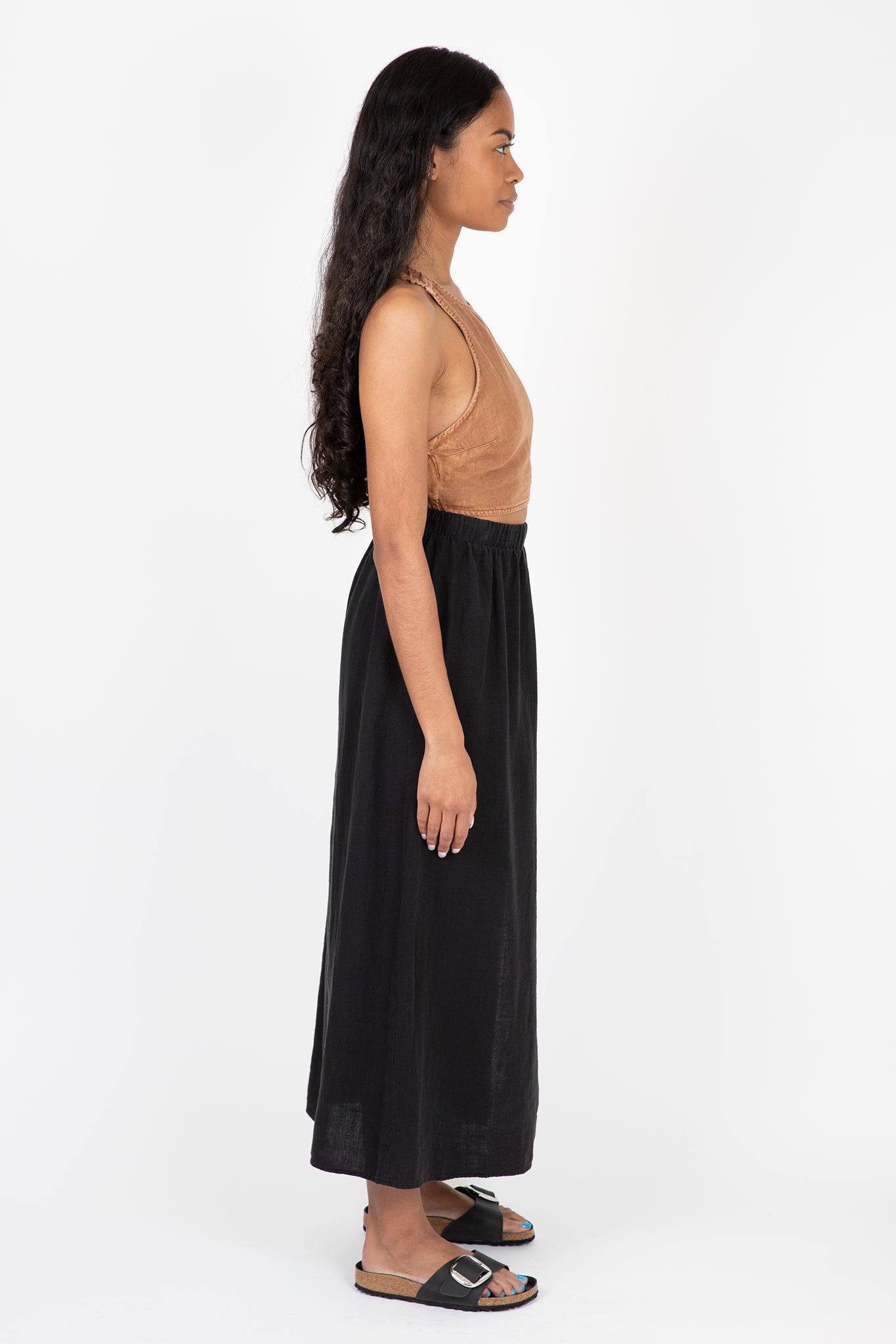 High Waist Linen Maxi Skirt sold by Hills Dry Goods product image thumbnail 3