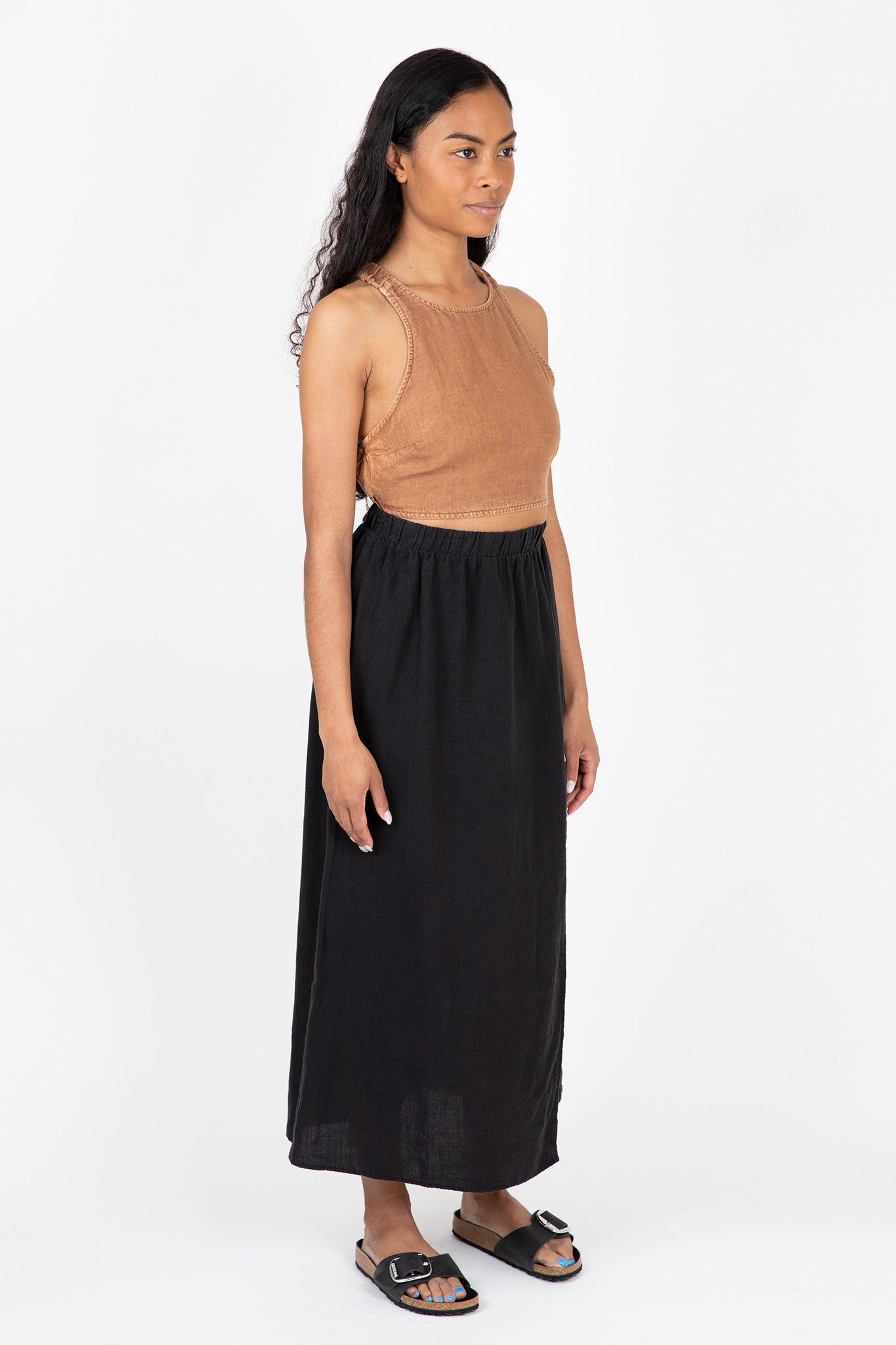 High Waist Linen Maxi Skirt sold by Hills Dry Goods product image thumbnail 2