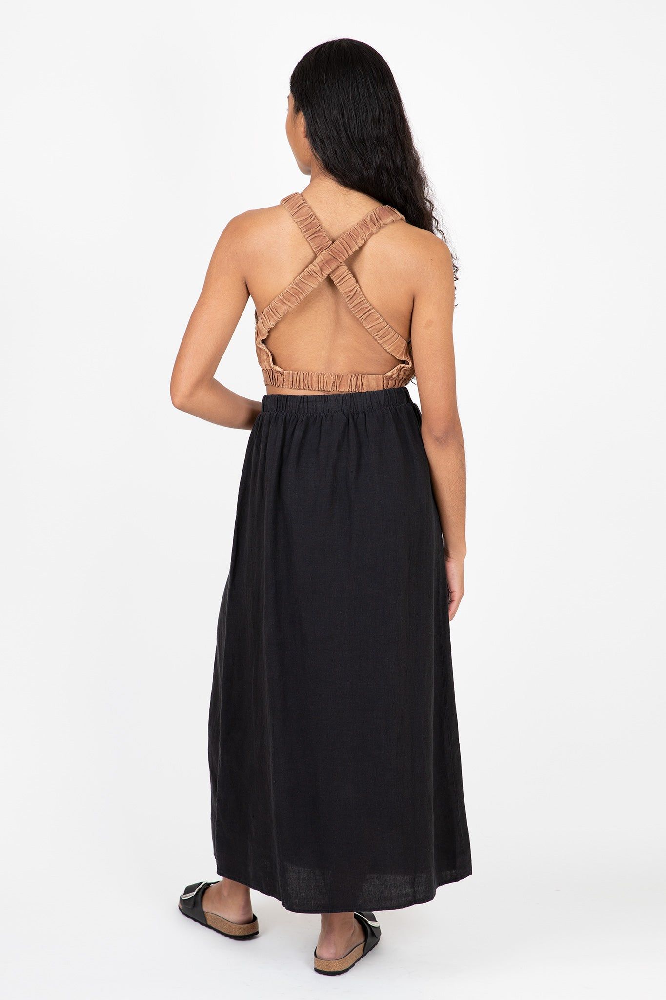High Waist Linen Maxi Skirt sold by Hills Dry Goods product image thumbnail 4