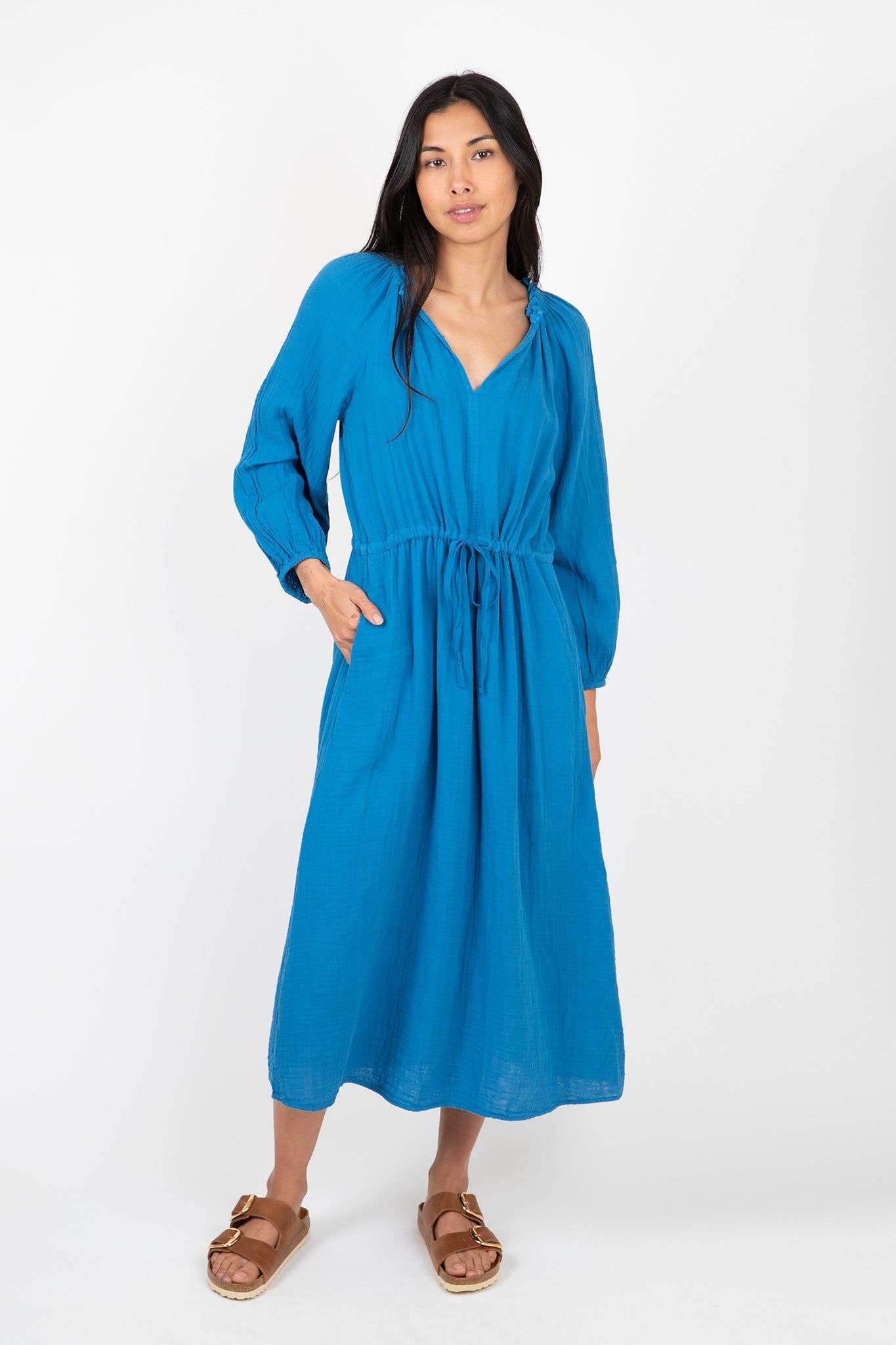 Audrey Cotton Gauze Dress sold by Hills Dry Goods