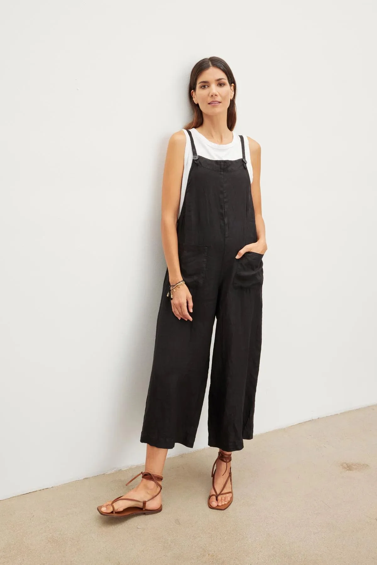 Isabel Linen Overalls sold by Hills Dry Goods product image thumbnail 2
