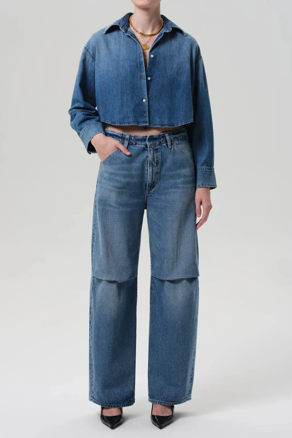 Ana Cropped Shirt sold by Hills Dry Goods product image thumbnail 2