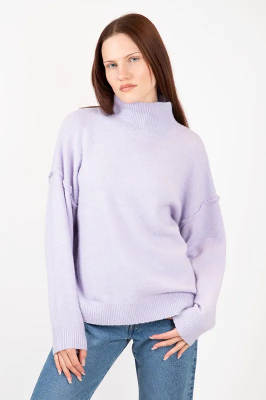 Ella Lightweight Mockneck sold by Hills Dry Goods