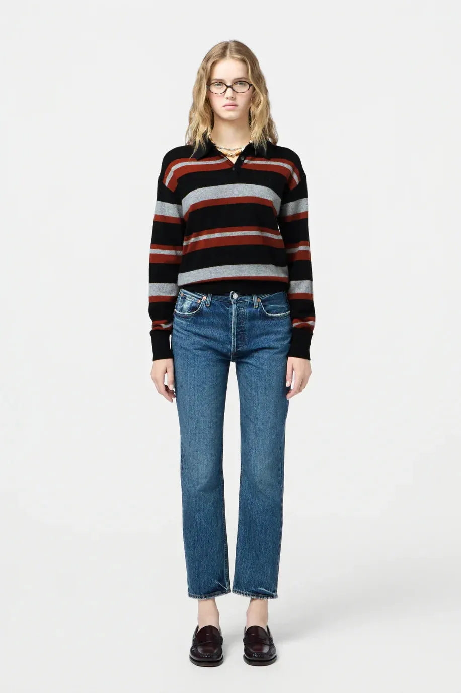 Collegiate Stripe Polo sold by Hills Dry Goods product image thumbnail 2