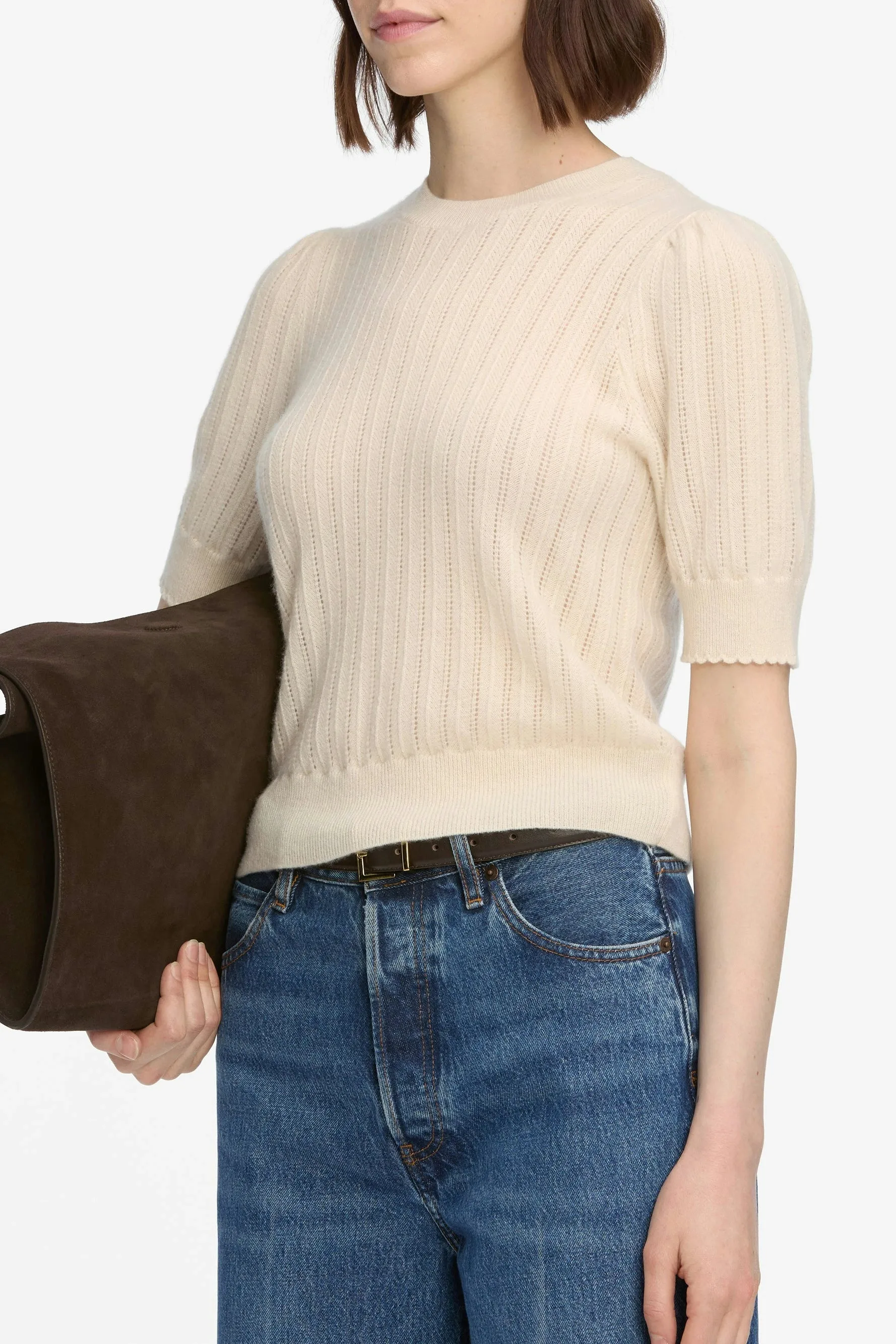 The Ladder Pointelle Sweater sold by Hills Dry Goods product image thumbnail 4
