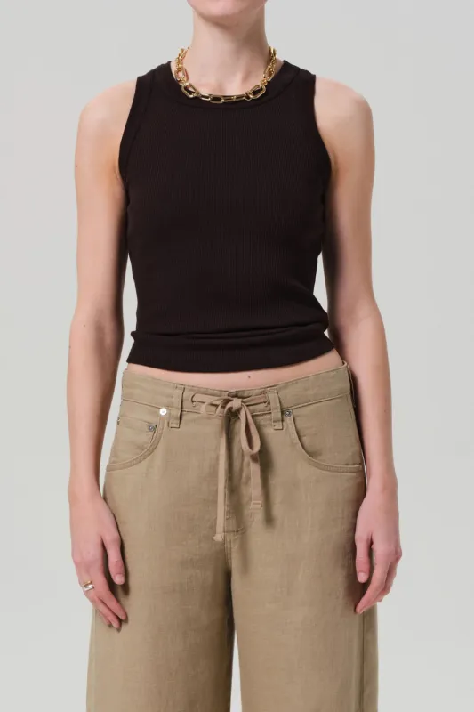 Isabel Rib Tank sold by Hills Dry Goods