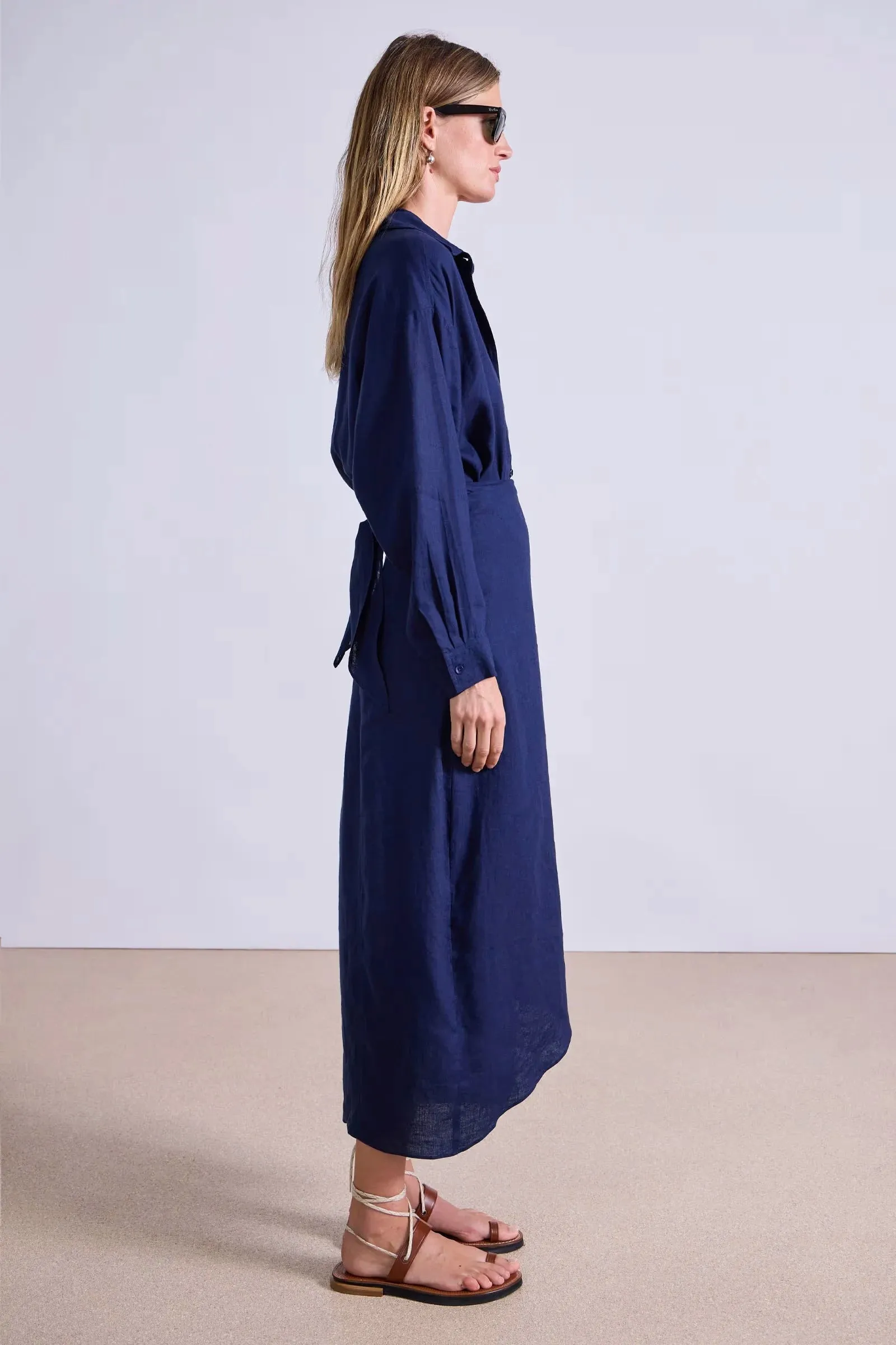 Alessandra Sarong Shirt Dress sold by Hills Dry Goods product image thumbnail 2