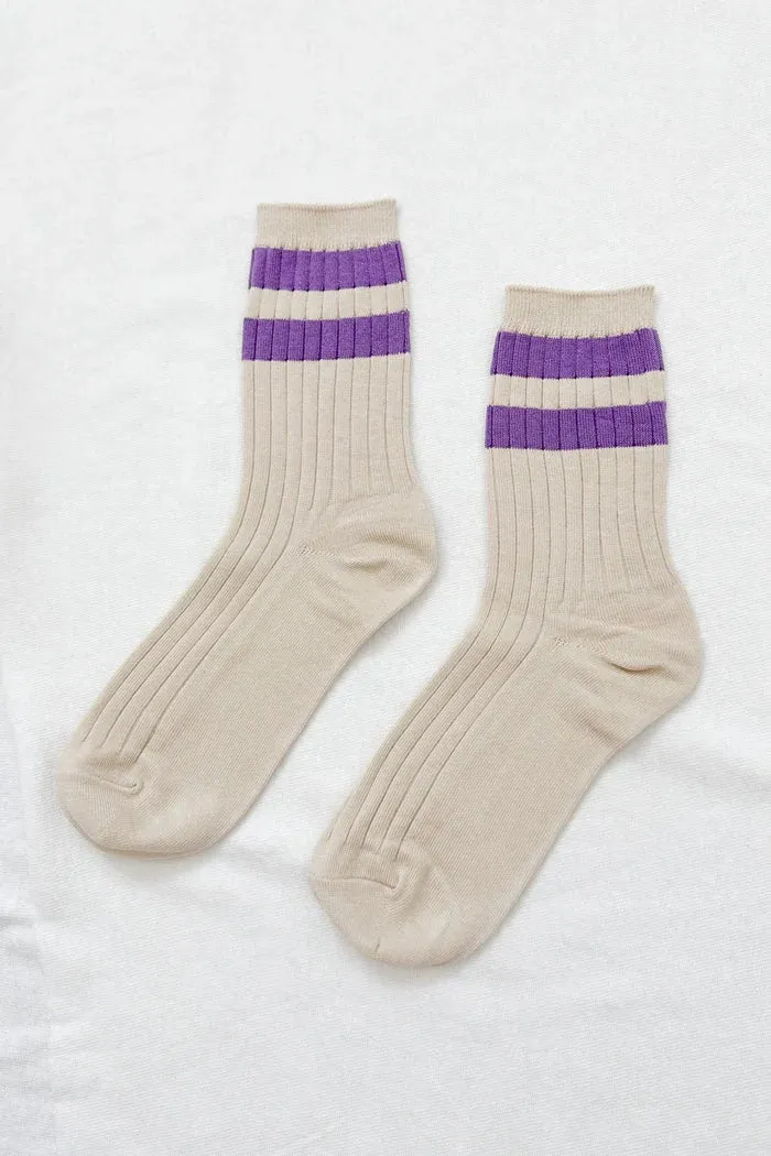 Her Varsity Socks sold by Hills Dry Goods