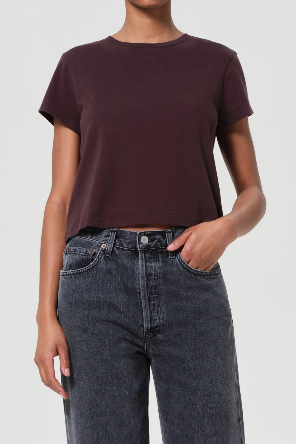 Adine Shrunken Tee sold by Hills Dry Goods