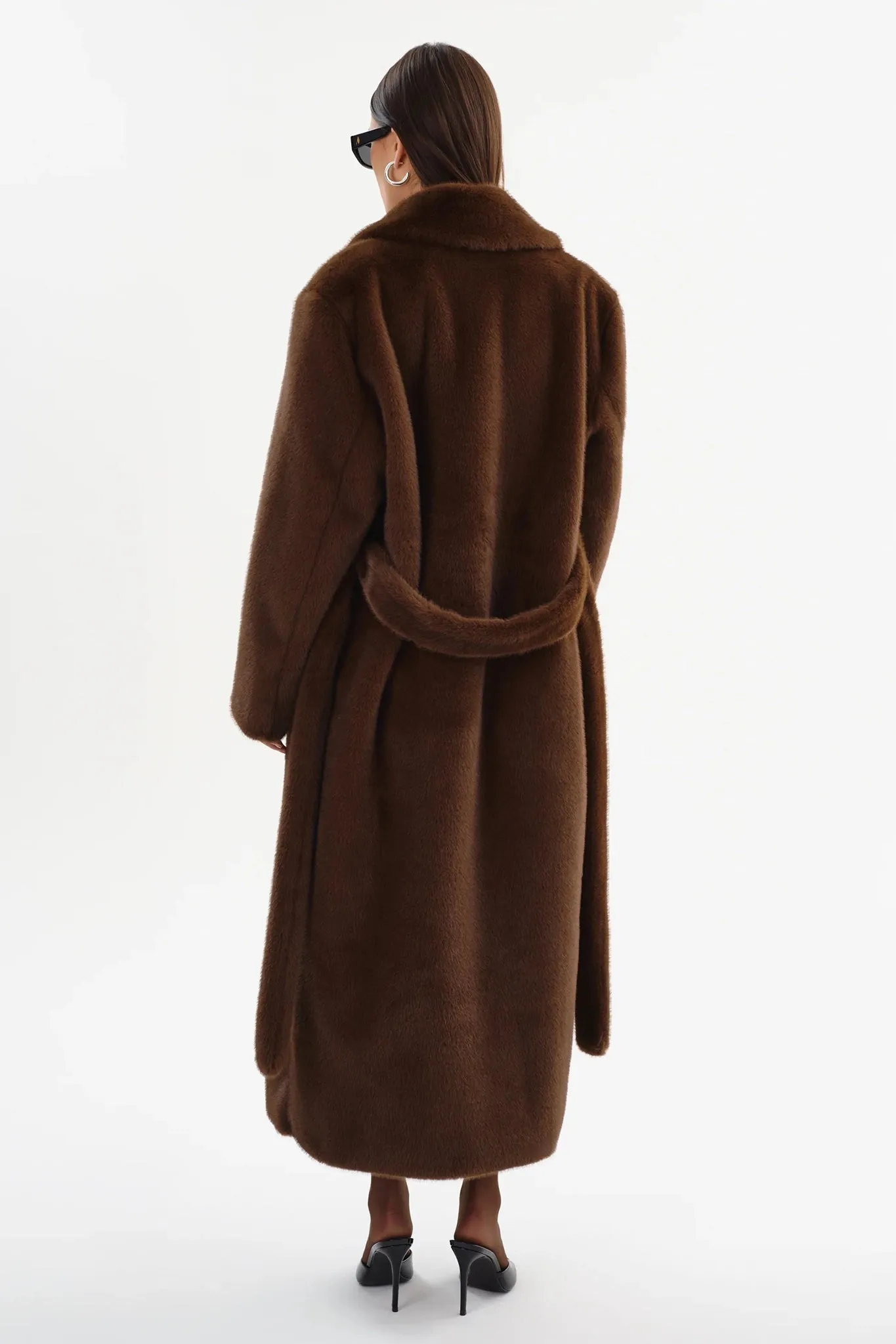 Darelle Oversized Faux Fur Maxi Coat sold by Hills Dry Goods product image thumbnail 3