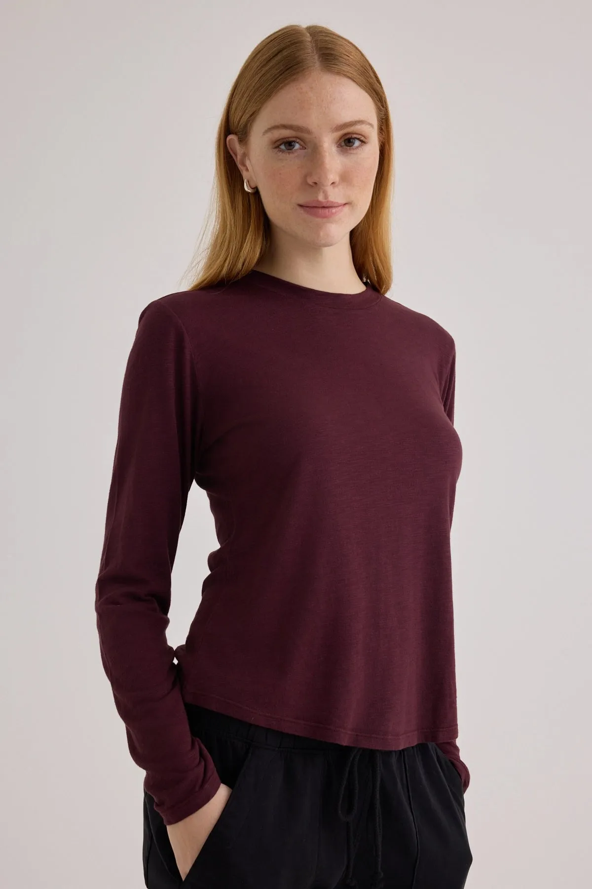 Long Sleeve Crew Tee sold by Hills Dry Goods product image thumbnail 2