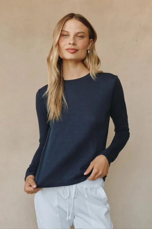 Long Sleeve Crew Tee sold by Hills Dry Goods