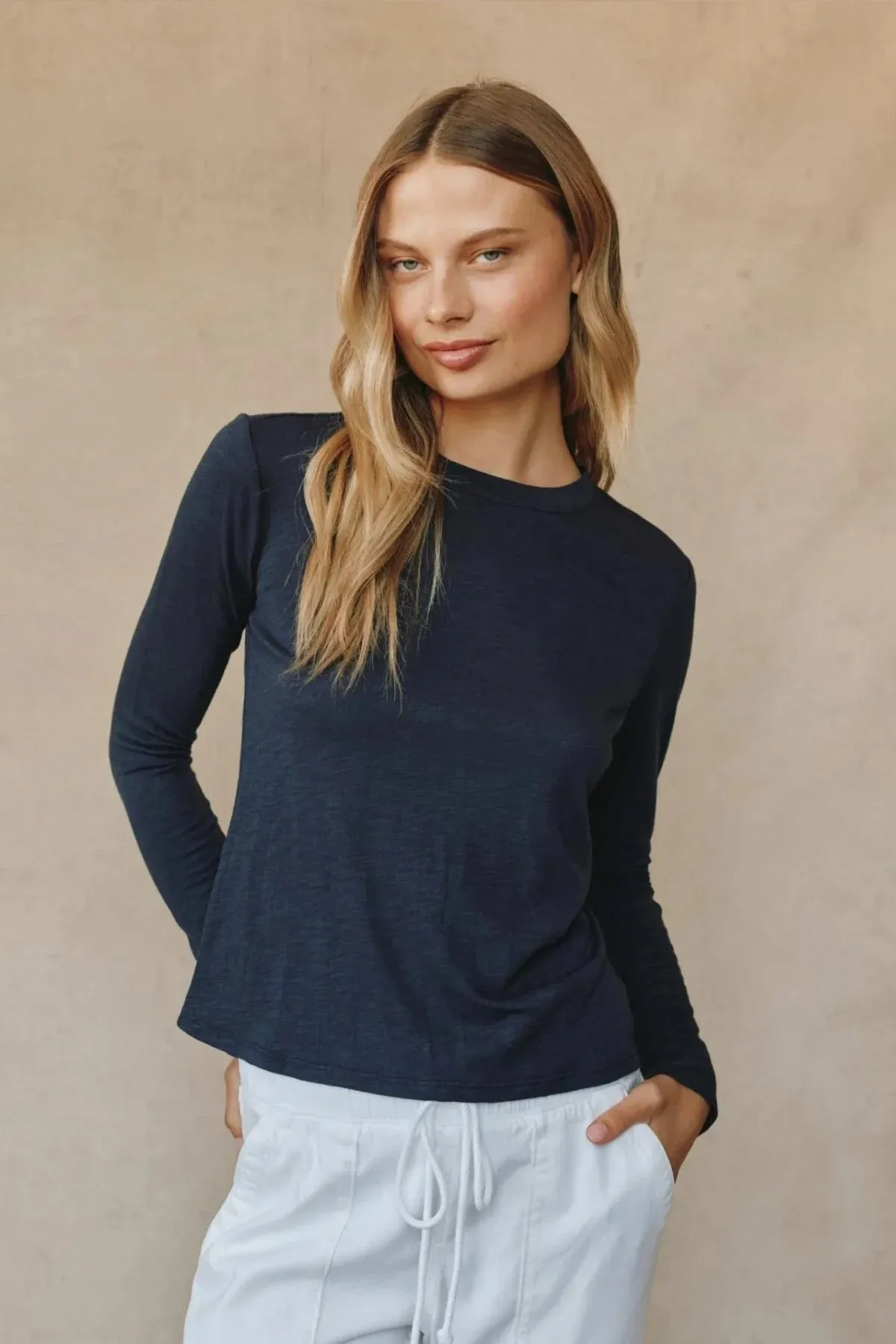 Long Sleeve Crew Tee sold by Hills Dry Goods product image thumbnail 2