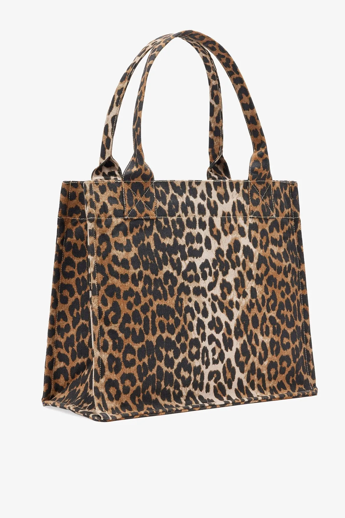 Leopard Large Canvas Tote Bag sold by Hills Dry Goods product image thumbnail 2
