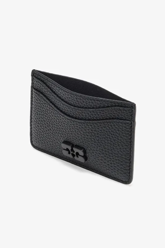 Card Holder in Grained Black sold by Hills Dry Goods