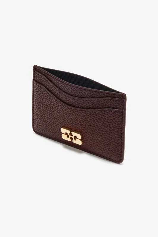Card Holder in Grained Brown sold by Hills Dry Goods