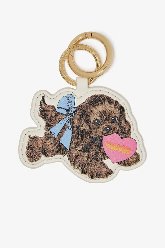 Brown Puppy Keyring sold by Hills Dry Goods