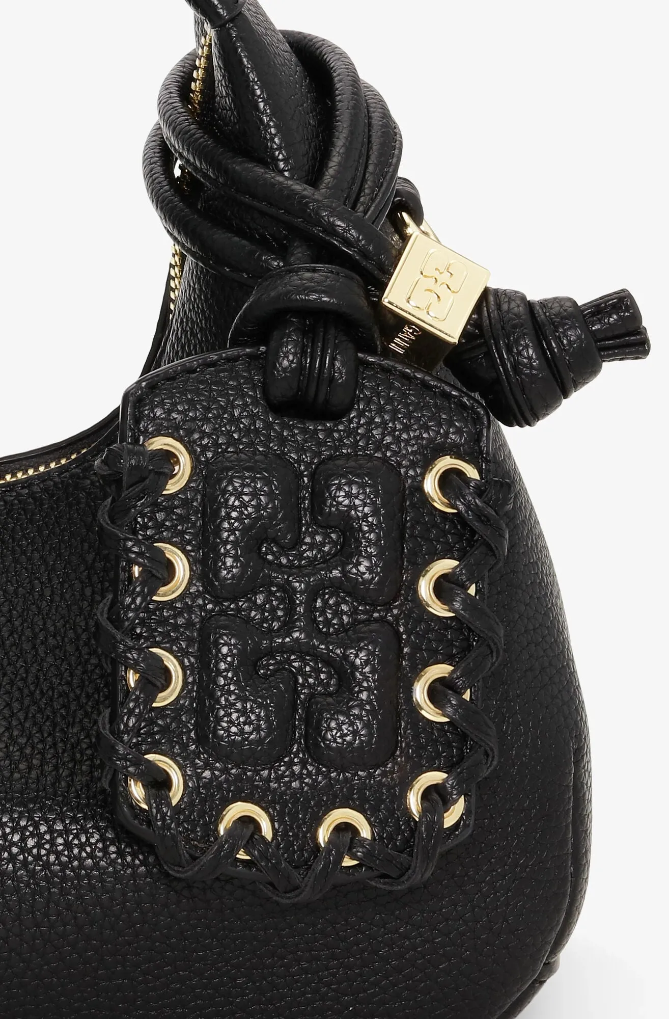 Black Mini Hobo Bag sold by Hills Dry Goods product image thumbnail 4