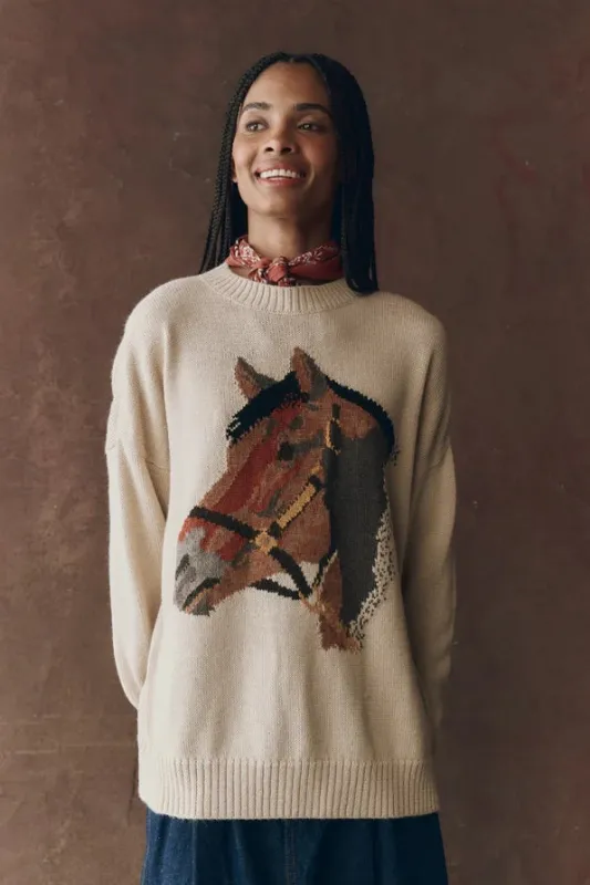 The Stable Pullover sold by Hills Dry Goods