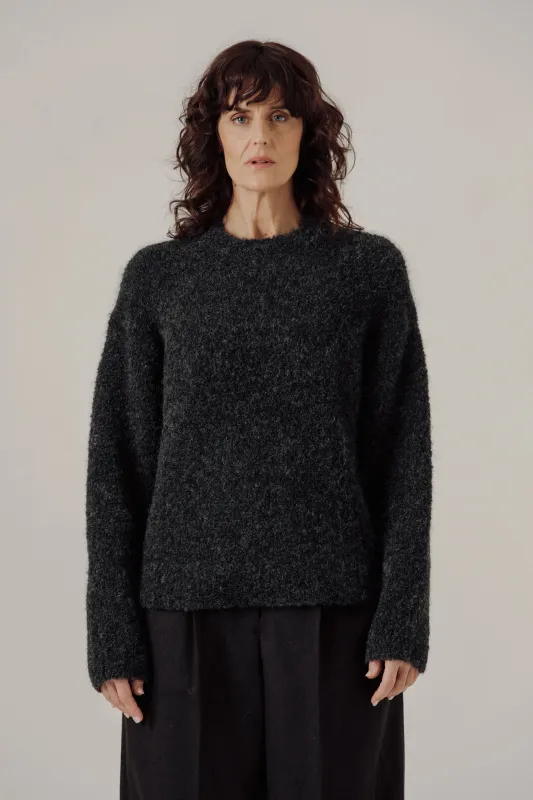 Colette Boucle Crewneck sold by Hills Dry Goods