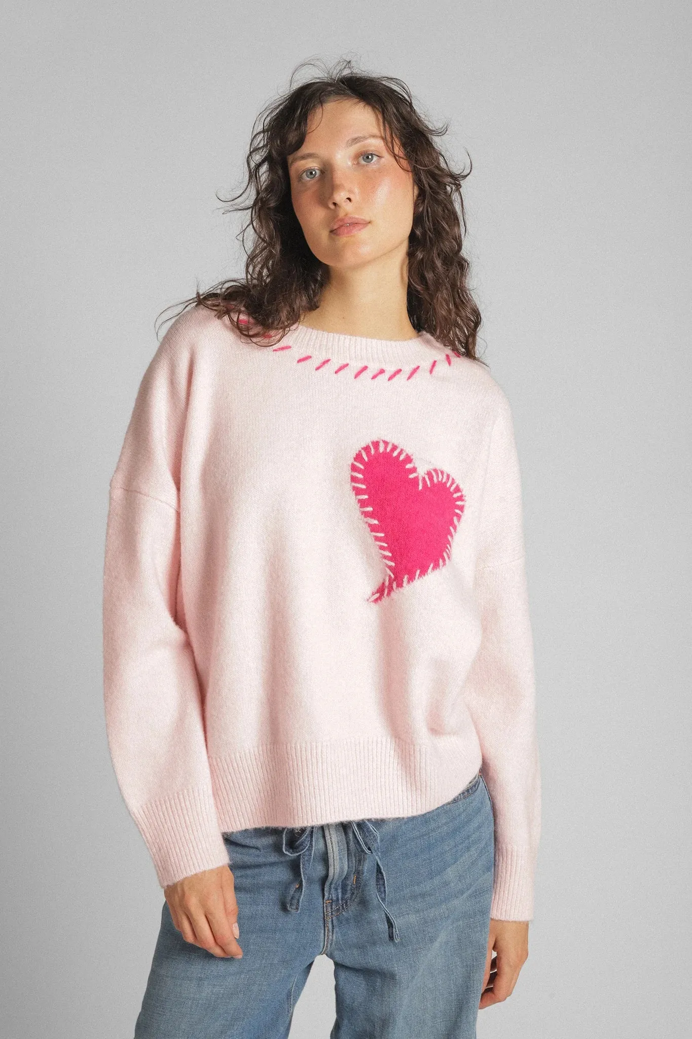 Heart Eco Pullover sold by Hills Dry Goods