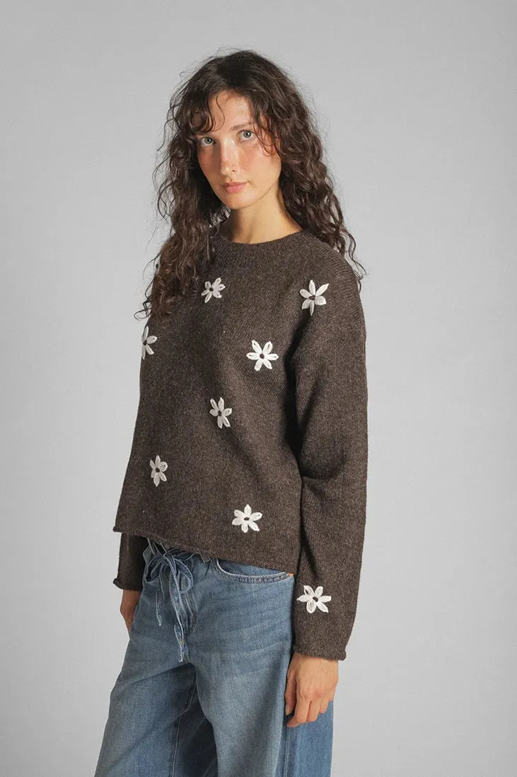 Aiden Daisy Crewneck Pullover sold by Hills Dry Goods product image thumbnail 4
