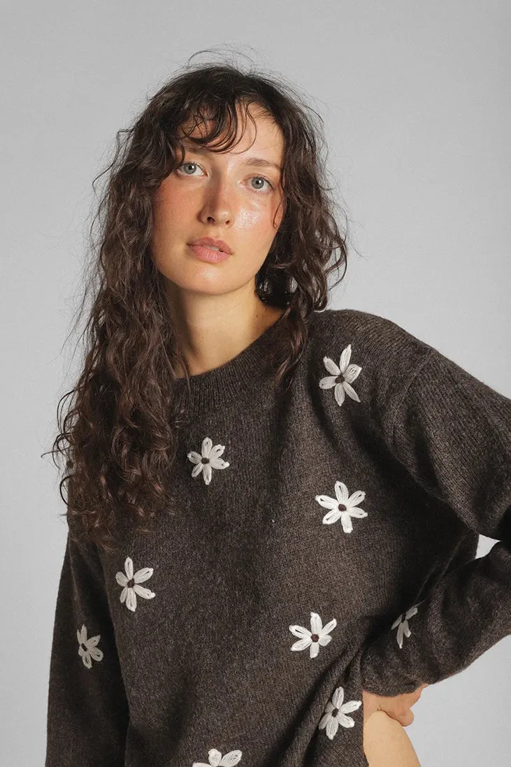 Aiden Daisy Crewneck Pullover sold by Hills Dry Goods product image thumbnail 2