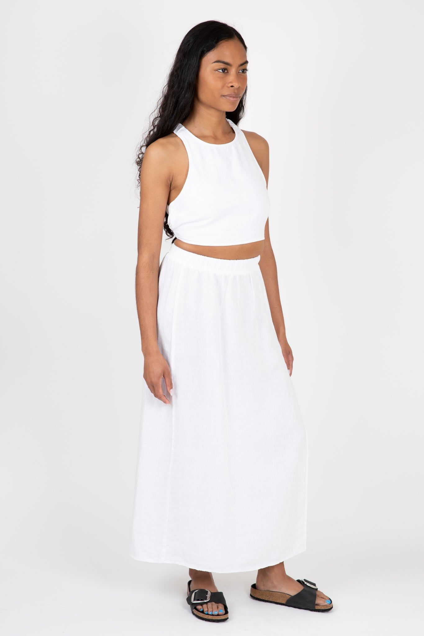 High Waist Linen Maxi Skirt sold by Hills Dry Goods product image thumbnail 2