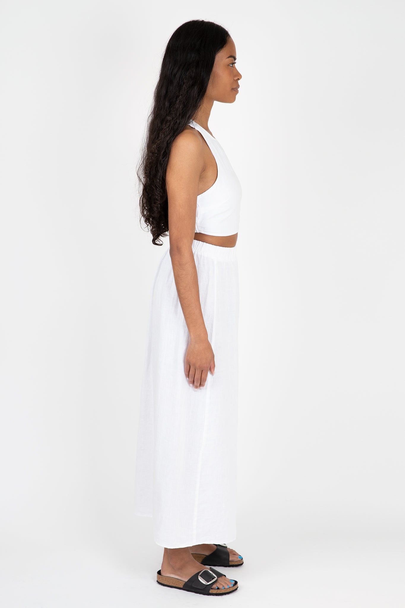 High Waist Linen Maxi Skirt sold by Hills Dry Goods product image thumbnail 3