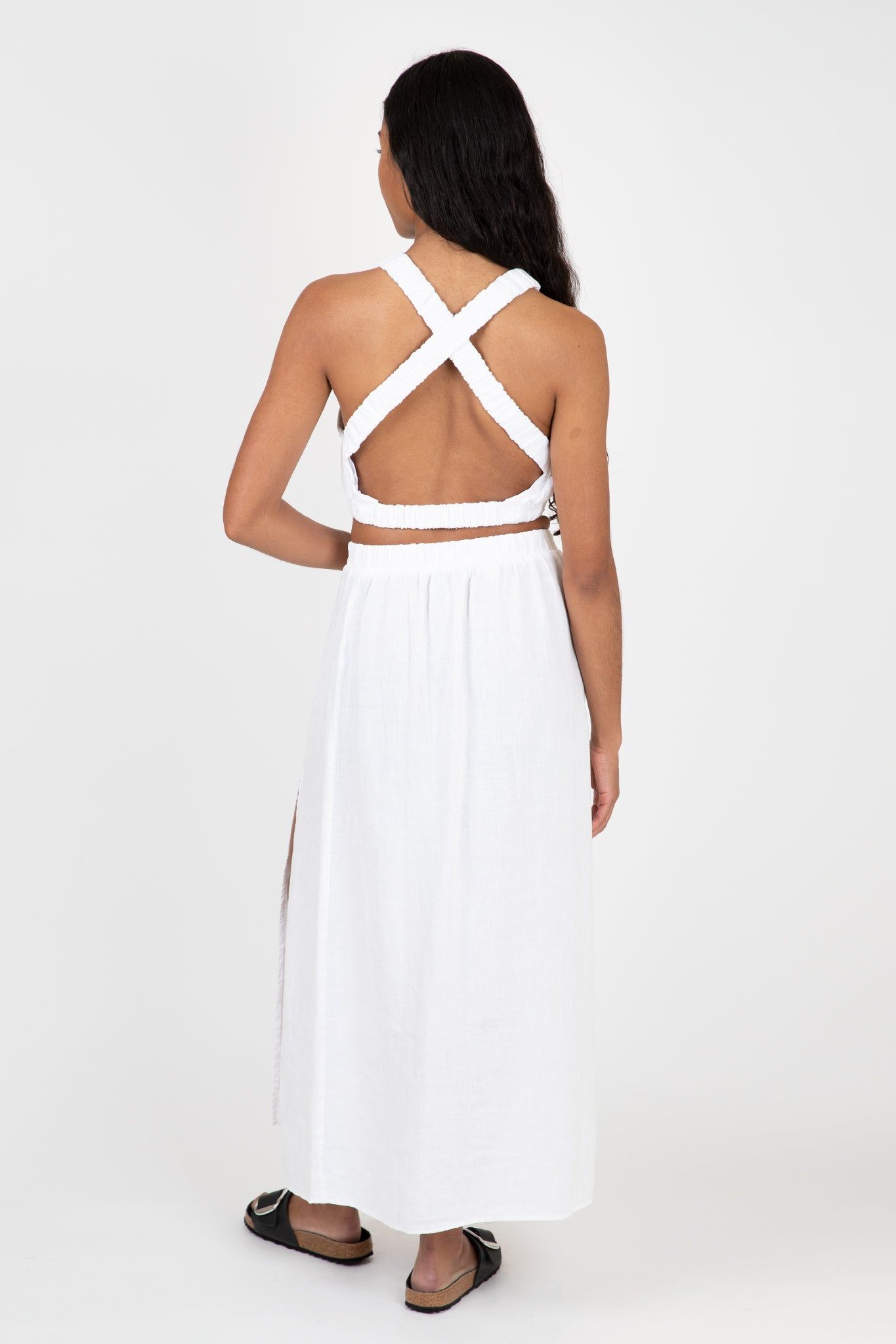 High Waist Linen Maxi Skirt sold by Hills Dry Goods product image thumbnail 4